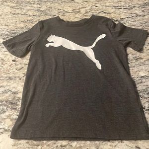 Boys grey puma Tee size 8